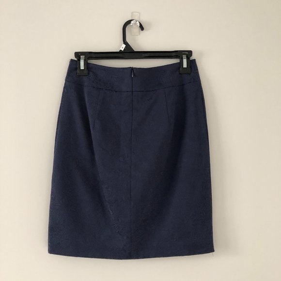 Jacob Canada A-Line Paisley Skirt XS Blue - Picture 3 of 11
